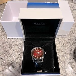 SEIKO PRESAGE SHARP EDGE RED (NEW)